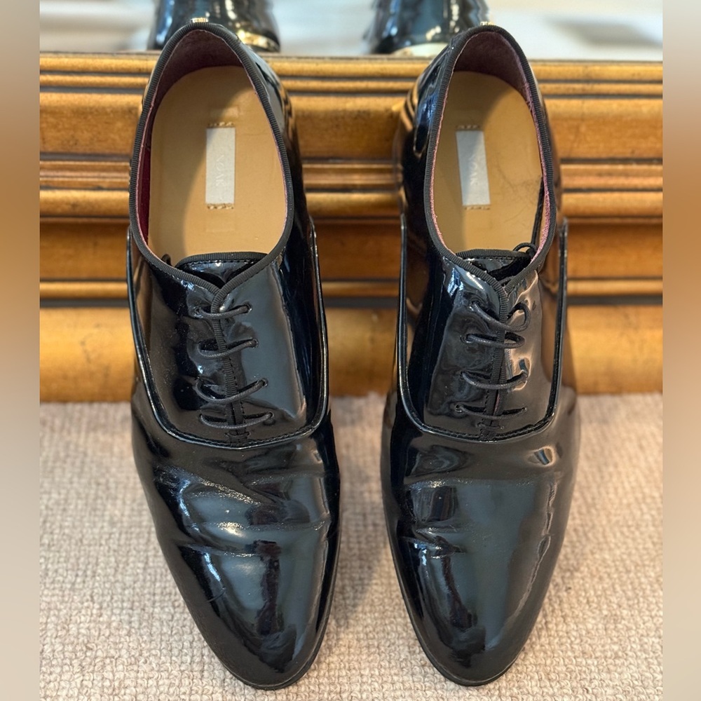 Elegant Black Patent Leather Men's Loafers